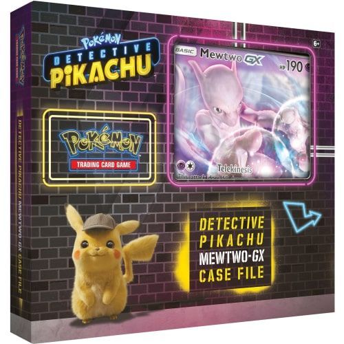 Pokemon TCG: Detective Pikachu Mewtwo GX Box